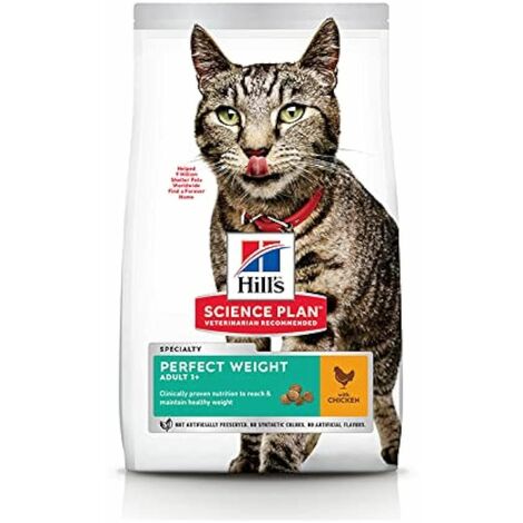 Hills Science Plan Cat Adult Dry Chicken Perfect Weight 2.5kg - 262446