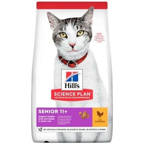 Hills Science Plan Cat Senior 11+ Dry Chicken 1.5kg - 262455