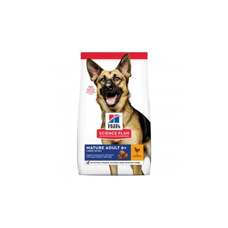 

Hill ´ S - Hill's Science Plan Mature Adult Large Breed alimento seco perro sabor pollo Saco de 14 Kg