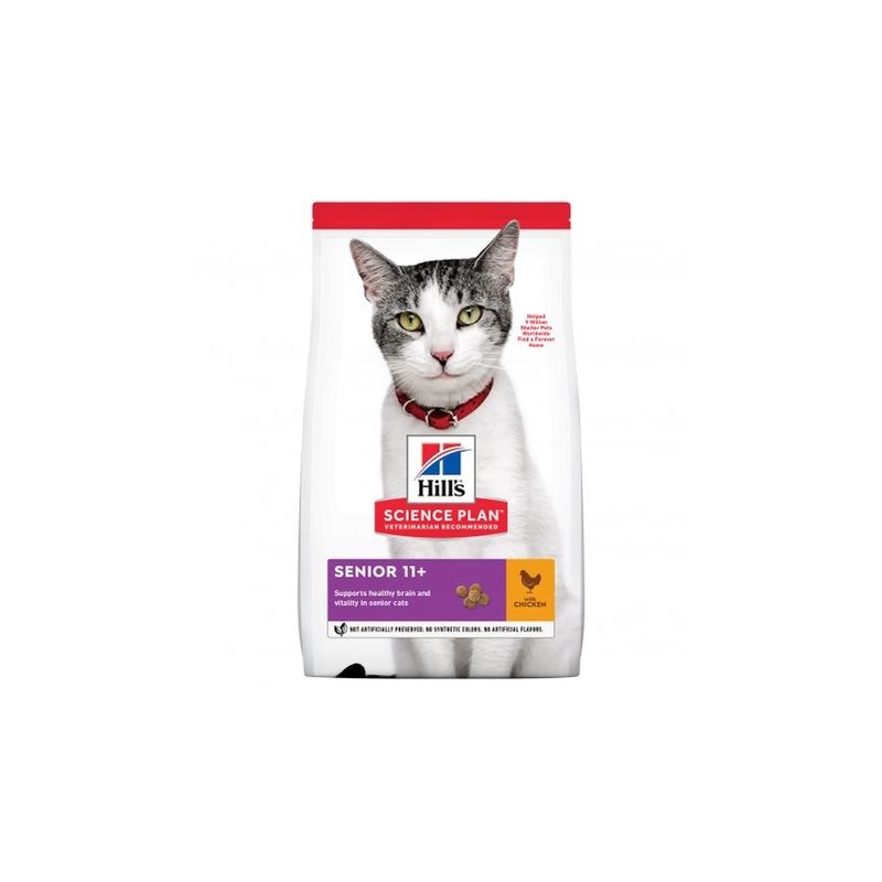 

Hill's Science Plan Senior alimento seco gato sabor pollo Saco de 1,5 Kg