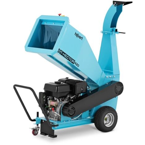 hillvert Trituradora de Madera a Gasolina Velocidad Giro 3.600 rpm