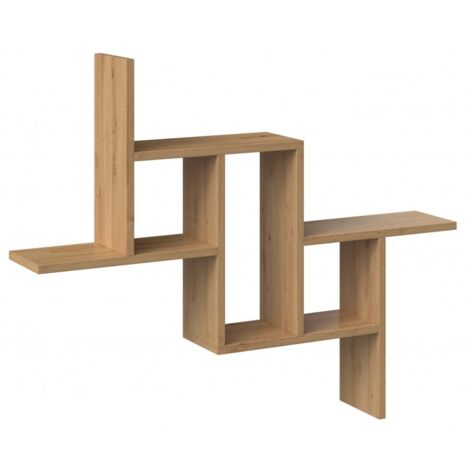 HILLY - Modern wall shelf - Dimensions: 85x15x73.5 cm - Wall storage unit