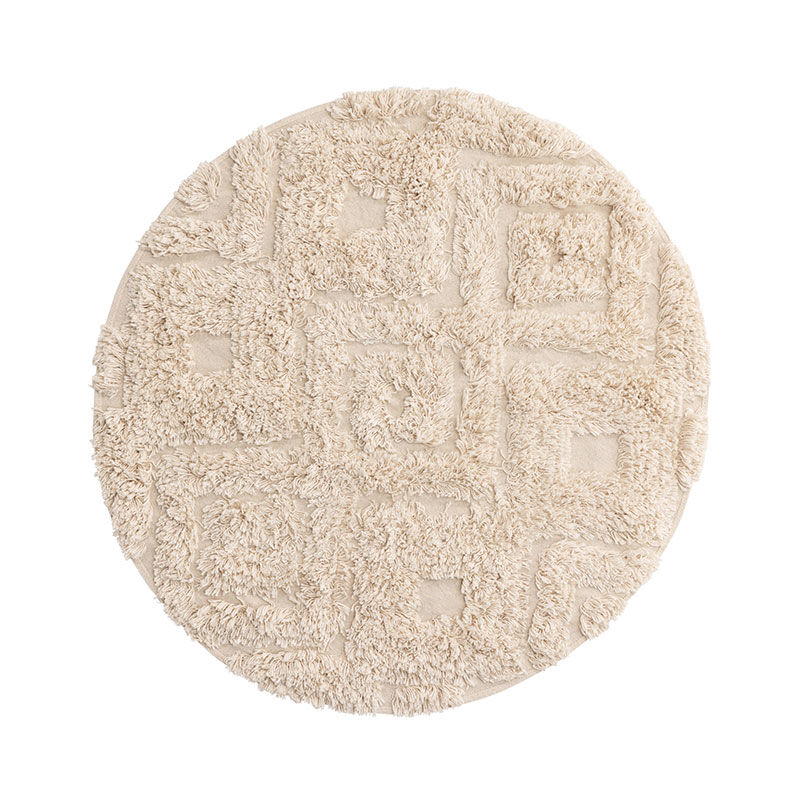 Hilma tapis de bain Ø60cm offwhite.