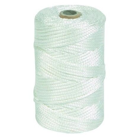 Hilo Atirantar 4 Bobinas 02Mm Nylon Blanco Trenzado 8841 Hyc 400 M