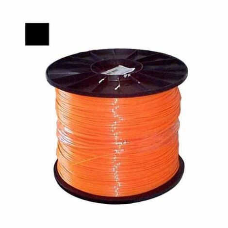 Hilo de nailon cuadrado de 3,0 mm, 1000 metros, plata