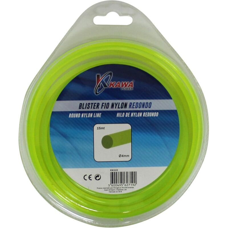 

Hilo De Nylon Para Desbrozadoras 4MM 15MT Redondo - Kawapower