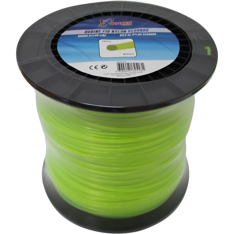 

Hilo De Nylon Para Desbrozadoras Redondo 3MM 280MT - Kawapower