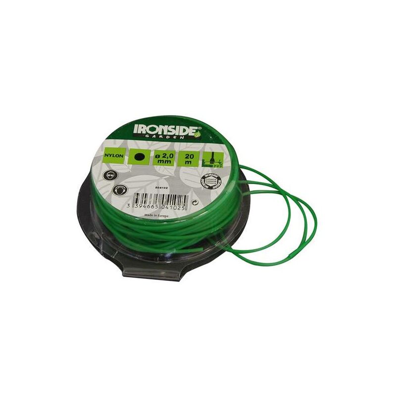 

Hilo desbrozadora Ironside verde 2mm. X 20m.