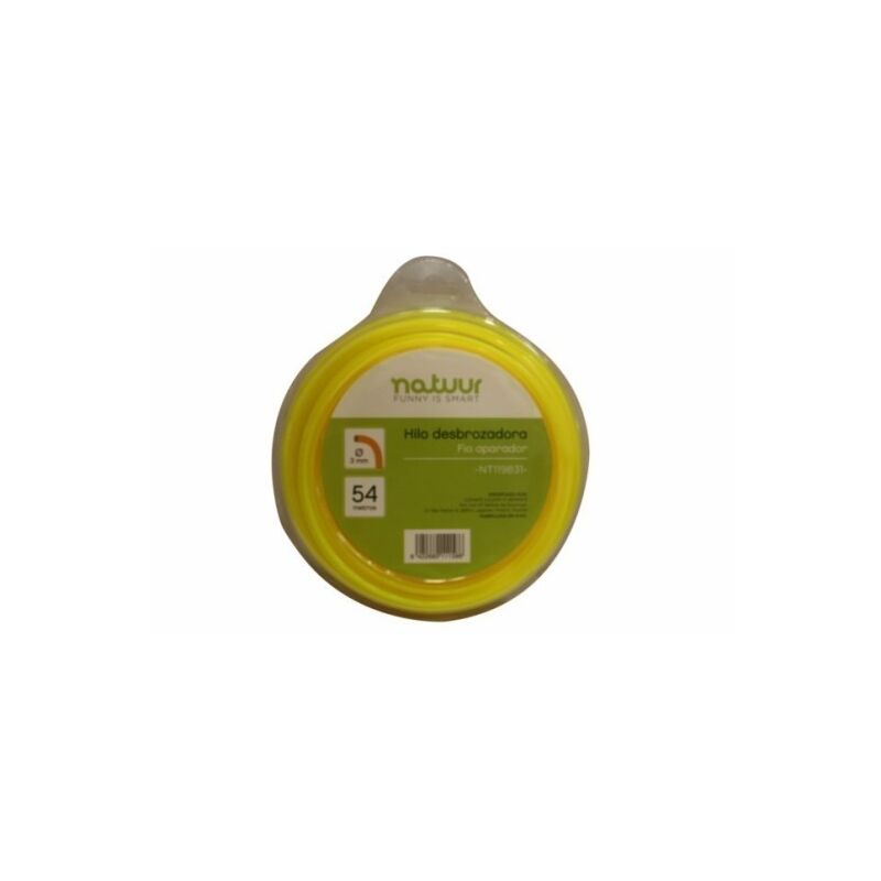 

Hilo Desbrozador 3Mm Nyl Ama Rdo 54 Mt
