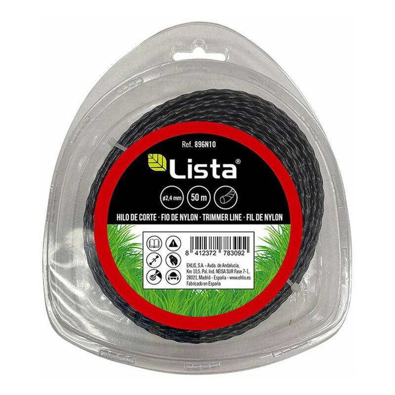 

Hilo Nilon Trenzado Cor/Des.Ø 2,4 Mmx50M