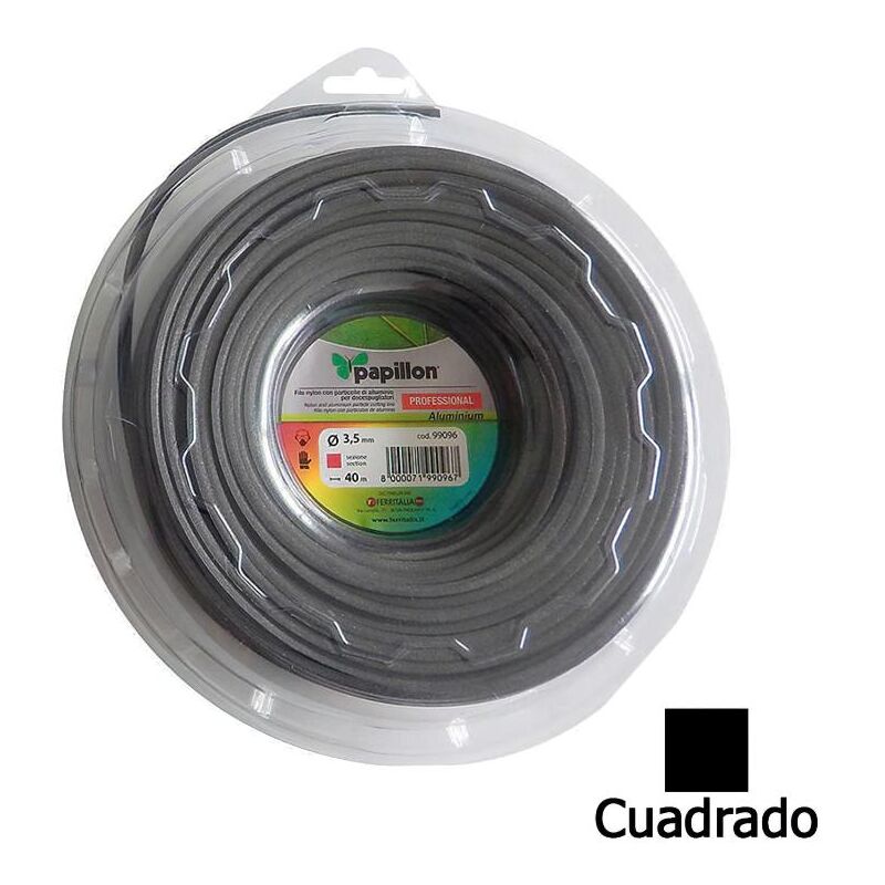 

Hilo nylon / aluminio cuadrado profesional 3,0 mm. (50 metros)