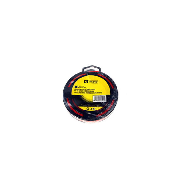 

Hilo Nylon Cua Para Desbroz 25m 2,40mm - Drako