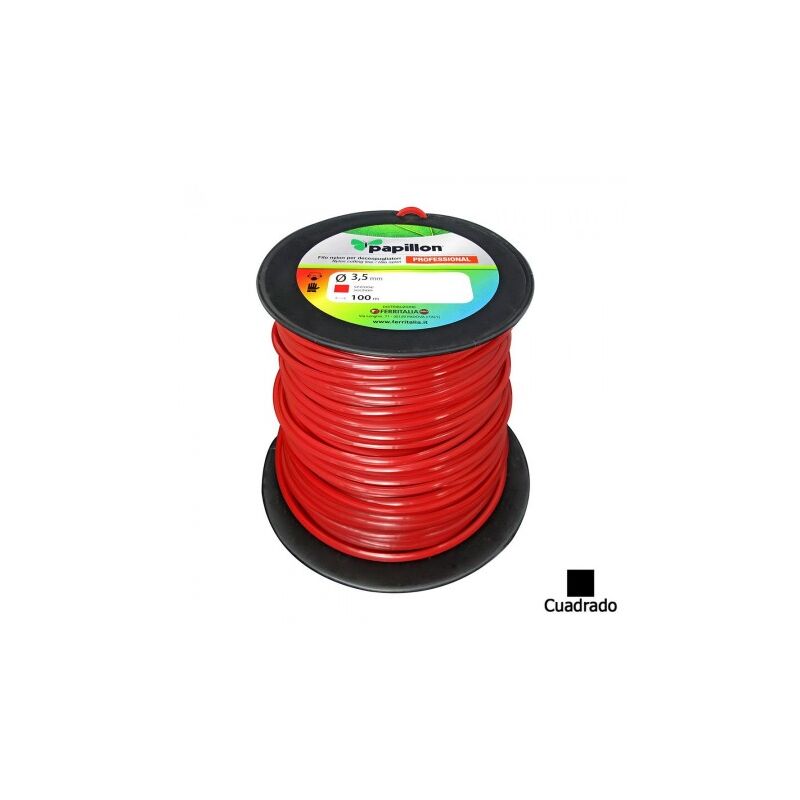 

Hilo nylon cuadrado profesional Ø 3,5mm (bobina 100 metros)