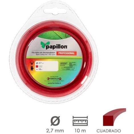 Hilo Nylon Cuadrado Professional Ø 2,7 mm. Rollo 10 metros