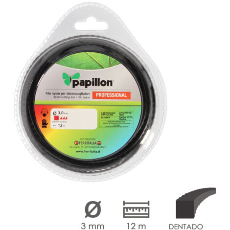 Hilo Nylon Dentado Professional Ø 3,0 mm. Rollo 12 metros