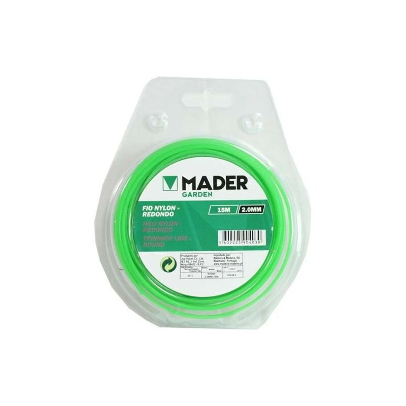 

Madeira - HILO NYLON MGD 2,0MM 15MTS. 90403