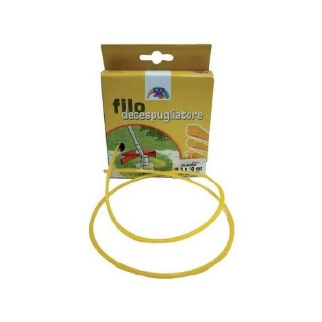 Hilo Nylon Para Desbrozadora Redonda Profesional Mm.2,4 Desde 15 Ml X Jardín