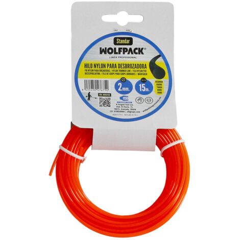 Hilo Nylon Redondo 2,0mm (Rollo 15mt.)