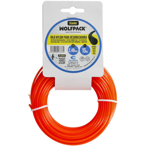 Hilo Nylon Redondo 2,4mm (Rollo 15mt.)