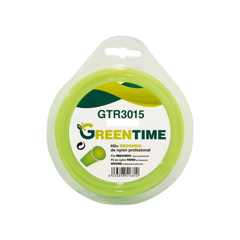 

Hilo nylon redondo Greentime 3,0mm x 50mt