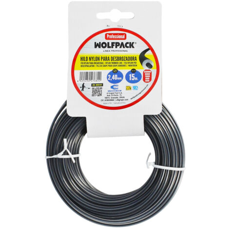 Hilo Nylon Redondo Profesional Ø 2,4 mm. Rollo 15 metros