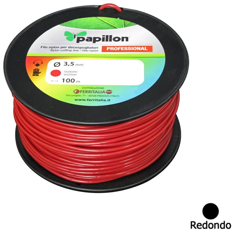 

Hilo nylon redondo profesional Ø 3,5mm. (100 metros)
