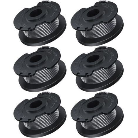 Hilo para desbrozadora de 1,6 mm de diámetro y 5 m de longitud, compatible con Bosch, apto para desbrozadoras inalámbricas EasyGrassCut. Contiene 6 carretes para desbrozadora (F016800569).