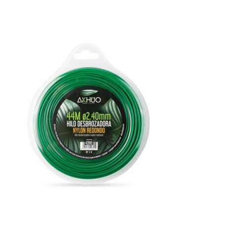 Hilo para Desbrozadora Nylon 2.40mm 44m Akhuo