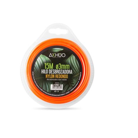 Hilo para Desbrozadora Nylon 3.00mm 15m Akhuo