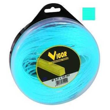 Hilo para desbrozadoras Vigor Azul
