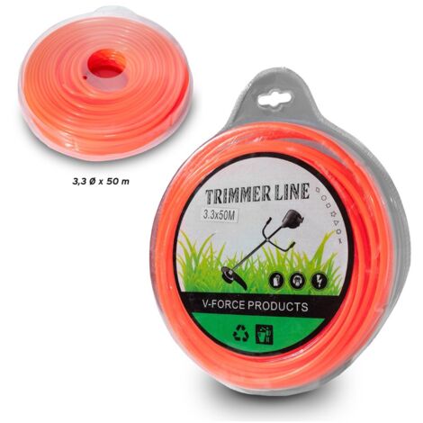 Hilo redondo 3,3mm x 50m desbrozadora