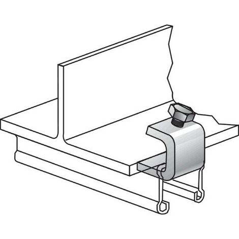 Hilti 304194 - Clip étau galvanisé à chaud MQT-C22-F - Pack de 10