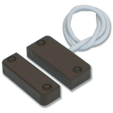 Hiltron magnetischer Kontakt für Türen und Fenster braun