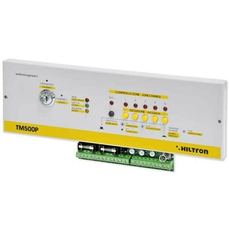 Hiltron Panel Central De Alarma Antirrobo 5 Zonas De 24h C1a Tm500p