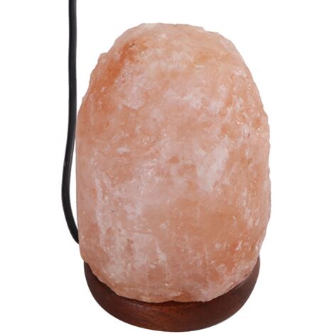 Himalaya-LED-Salzlampe, farbwechselnde Salzkristalllampe, natürliche Landschaftsbeleuchtung mit USB-Ladefunktion – Kristallsalzstein, 800 g, inklusive USB-Kabel