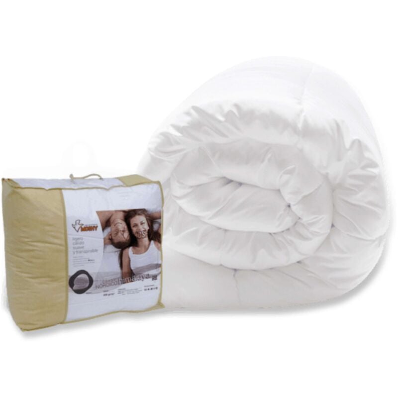 Couette Himalaya Blanche Rembourrée 400 Gr Respirant Isolant Thermique Couette 240x220 Pour Lits 150/160cm