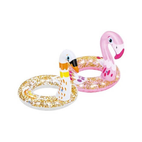 Hinchable Para Niños Mar / Piscina Donut Flamingo Bestway
