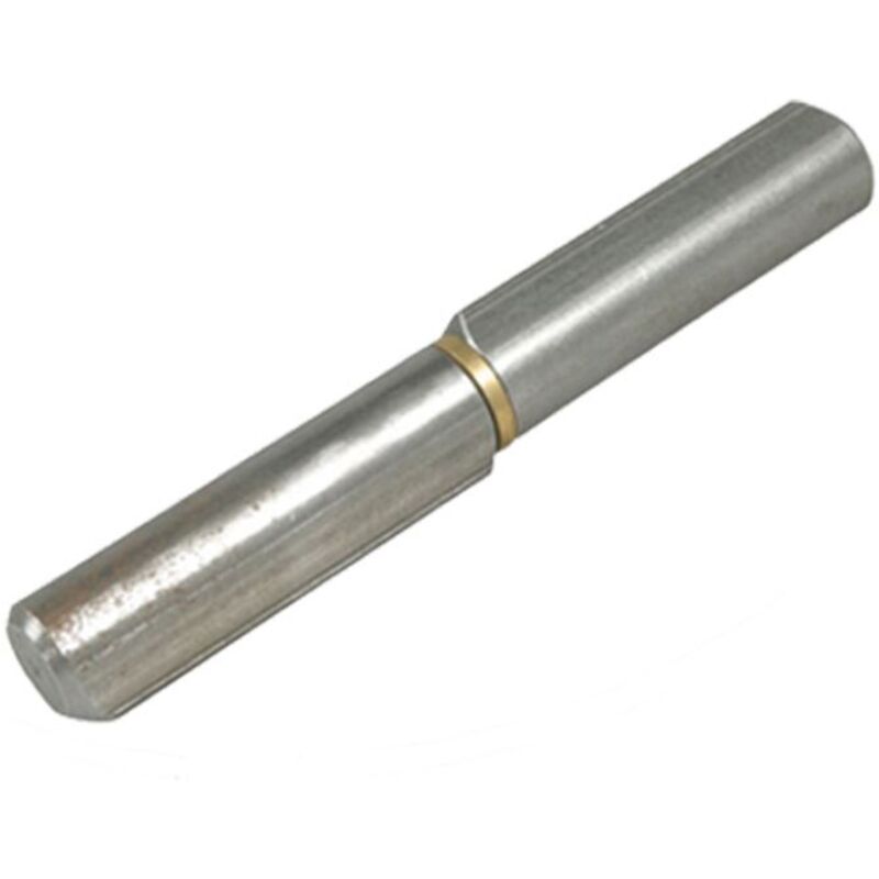 Hinge - 140 mm - Fixed axis - Passivated pin - Weldable steel