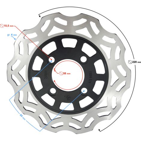 Hintere Bremsscheibe Hyper 125