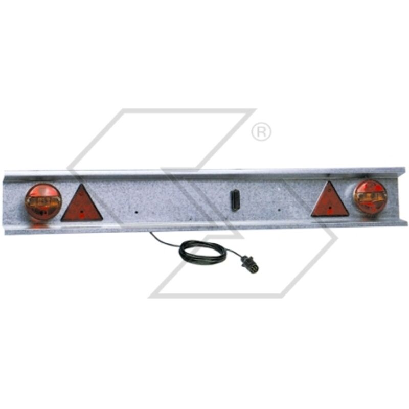 Image of Hintere Stoßstange 2000 mm mit Bausatz und Kabelbaum NEWGARDENSTORE für Traktor