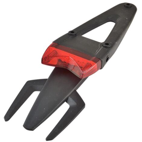 hinterer schmutzfänger plattenhalter mit led 12v rot rücklicht