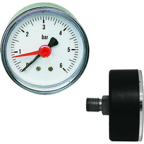 Hinteres Manometer d.52 16 bar 1/4" Anschluss