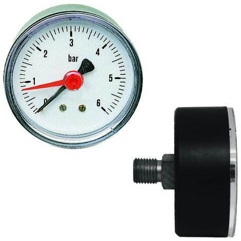 Hinteres Manometer d.63 6 bar 1/4" Anschluss