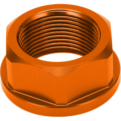 Hinterrad-Achsmutter M25 61010086000 - EINNENFFER - Ersatz für Husqvarna FC/FX/TC/TX 125-450 Orange