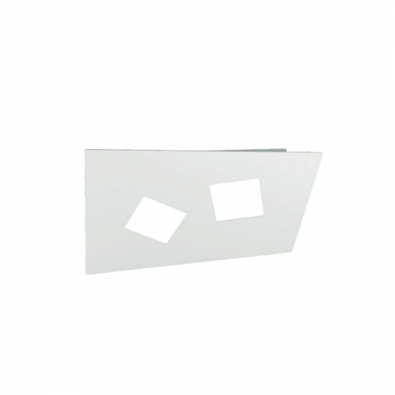 Deckenleuchte top light note 1140 2 gx53 led metallleuchte deckenwand modern, metalloberfläche weiß - Weiß