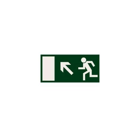 Hinweisschild Notausgang links oben Schilder
