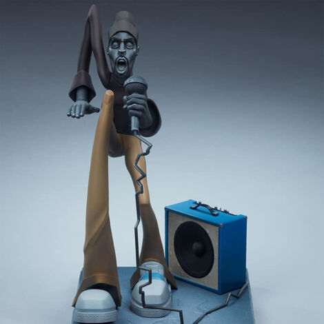 Hip-Hop-Figur aus Kunstharz, 20 x 12 x 12 cm, urbane Skulptur, Dekoration