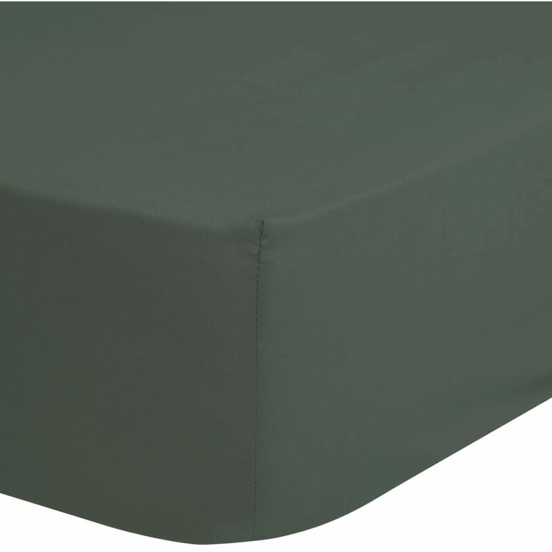 

Sábana bajera ajustable verde olivo oscuro 140x200 cm - Verde - HIP