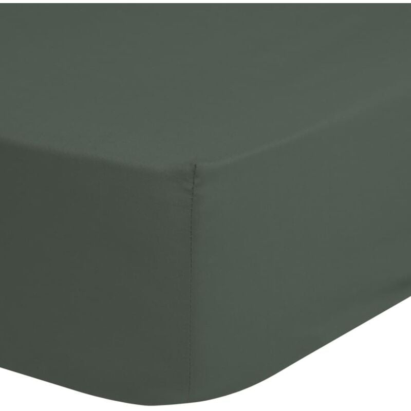 

Sábana bajera ajustable verde olivo oscuro 160x200 cm - Verde - HIP