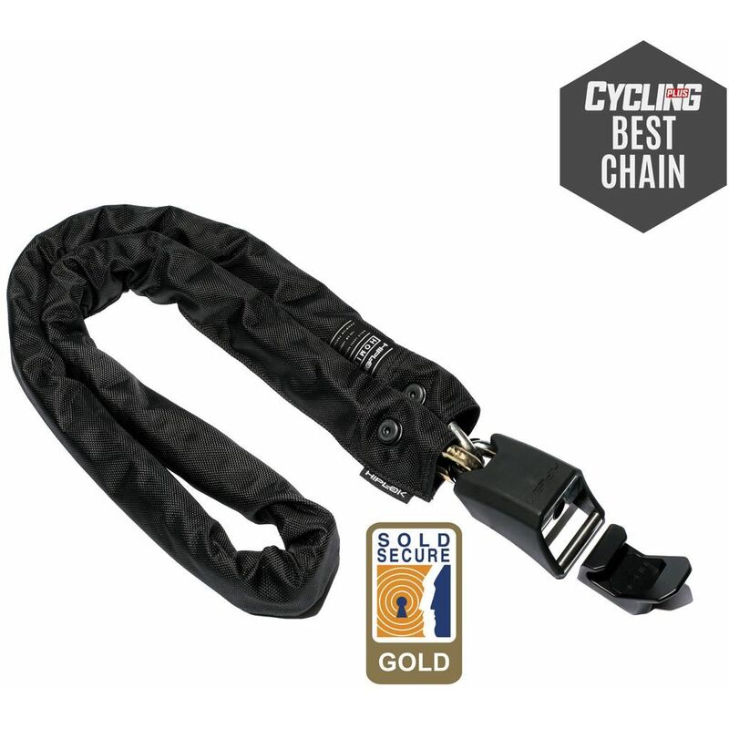 Hiplok - homie stay at home chain lock 10MM x 150CM includes wall hook (gold sold secure): black 10MM x 150CM - HLHOM1AB